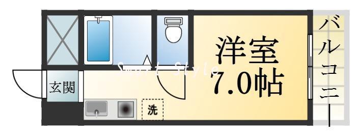 サニーパレス白川台の間取り