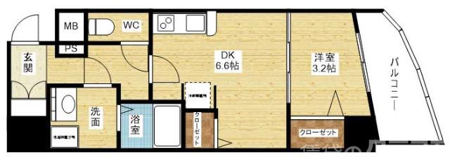 ユーズ8番館の間取り