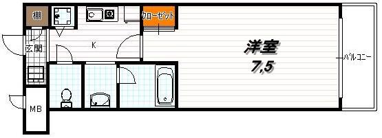 GATO D.M北山の間取り