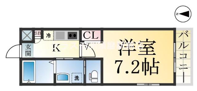 ワコーレヴィータ須磨離宮前の間取り