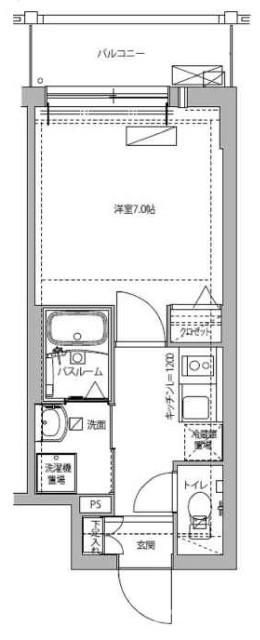 エスカーサ京都四条梅津の間取り