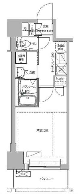 エスカーサ京都四条梅津の間取り