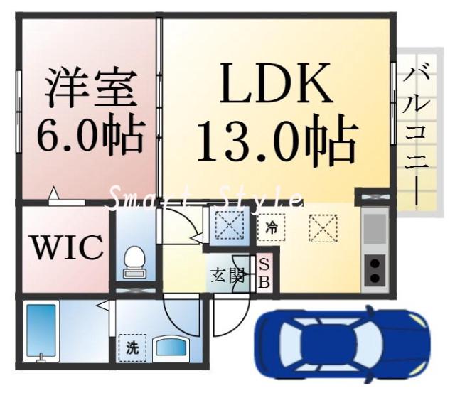 ラフィーネ林Ⅱの間取り