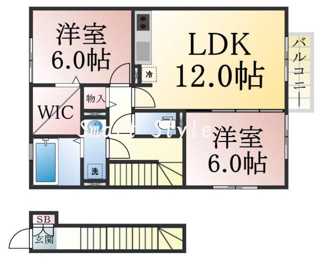 ファミールコート名谷の間取り