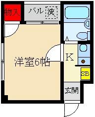 緑町の完工年月(1992年3月)築の賃貸マンションの間取り