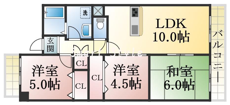 ホップス須磨の間取り