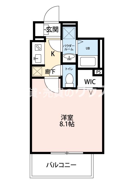 南堀江の完工年月(2020年1月)築の賃貸マンションの間取り
