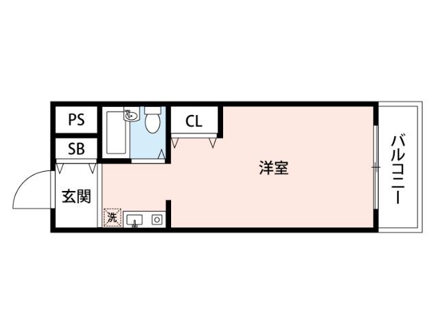 穂波町の完工年月(1986年7月)築の賃貸マンションの間取り