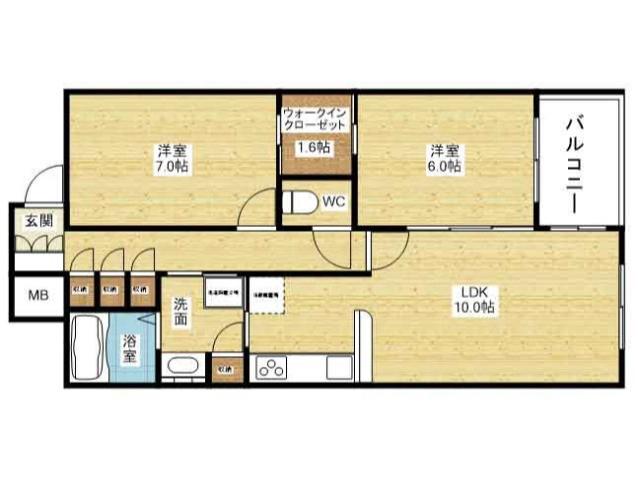 アトリア新大阪の間取り