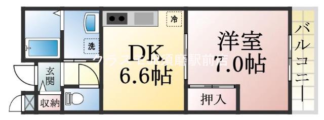 メゾンまほらの間取り