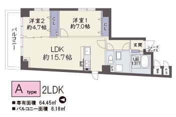 田辺の完工年月(2020年5月)築の賃貸マンションの間取り