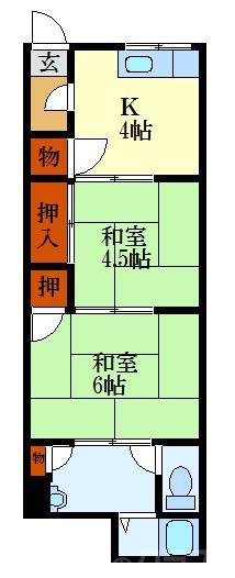 白井文化の間取り
