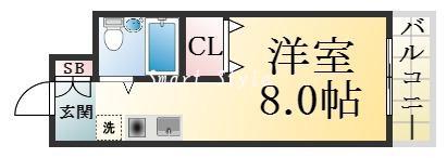 白川台の完工年月(1988年6月)築の賃貸マンションの間取り