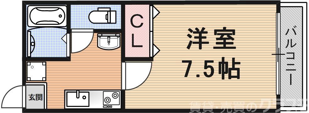 K'sクラブハウスの間取り