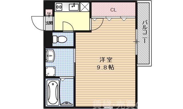 ナイスデイズ鞍馬口の間取り