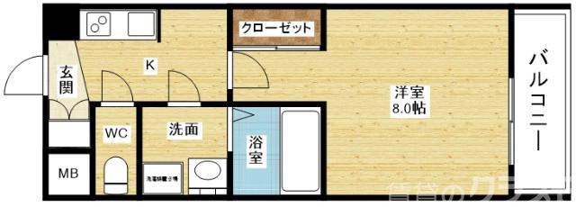 RIDGE姫島の間取り