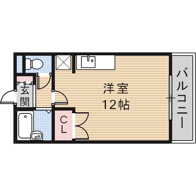 パティオ香里園東の間取り