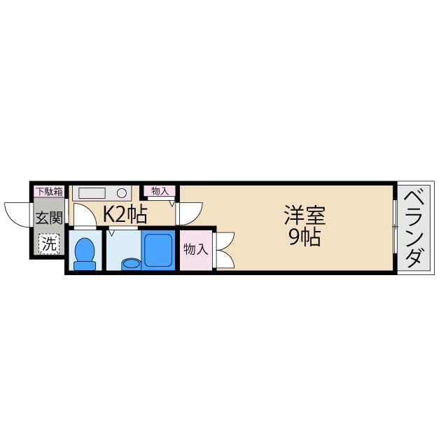 FROMホキタ1番館の間取り
