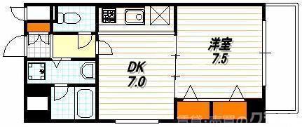 ライオンズマンション四条西洞院の間取り