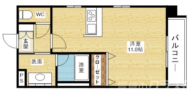 アバンティ淡路の間取り