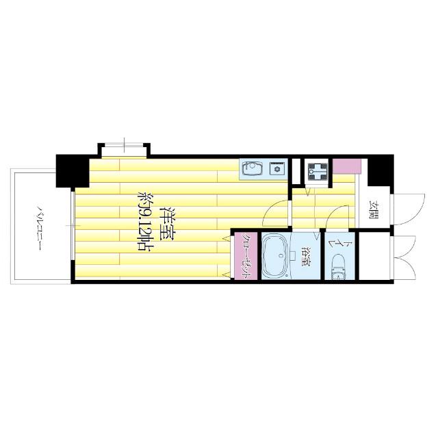 南吹田の完工年月(2007年2月)築の賃貸マンションの間取り