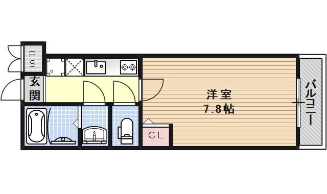 RAMS二条西 (a&m Court enmachi Ⅱ)の間取り