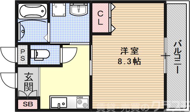 WIND MILL本町の間取り
