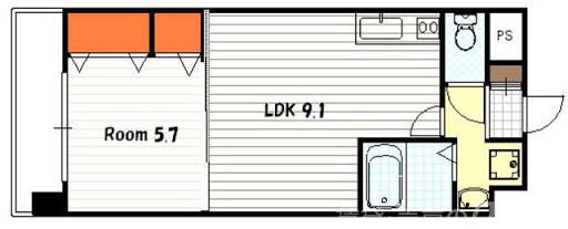 アテナリー右京の間取り