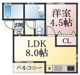 舞子台の完工年月(2020年7月)築の賃貸アパートの間取り