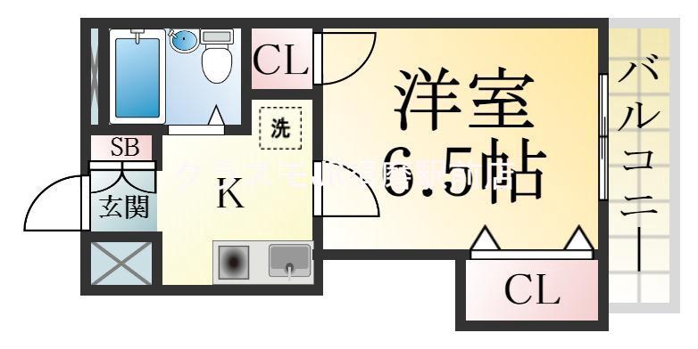 須磨パークアベニューの間取り