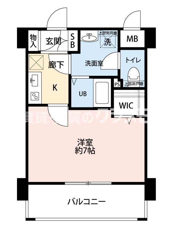 フォーリアライズ大正ソーレの間取り