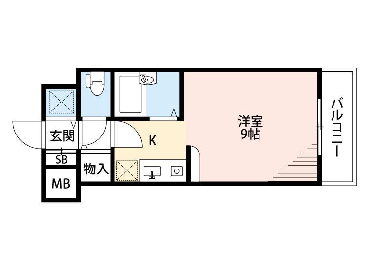 泉町の完工年月(2006年12月)築の賃貸マンションの間取り