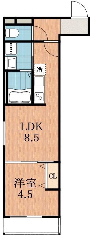 フジパレス長居公園の間取り