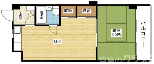 橋本第二綜合ビルの間取り