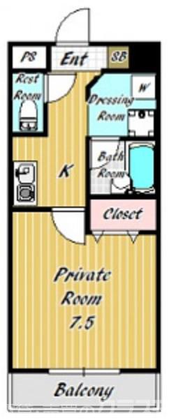 ウィズ高辻通の間取り