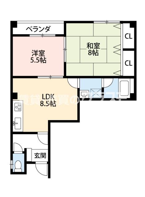 メゾンメイプルの間取り