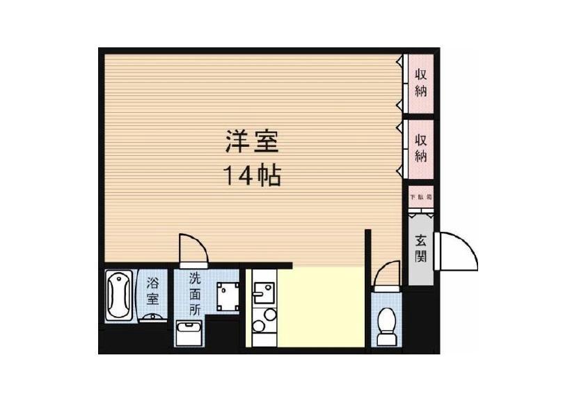 烏丸アネックスⅠの間取り