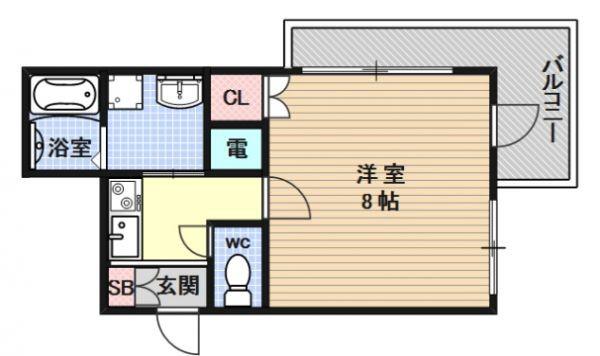 ティムール九条の間取り