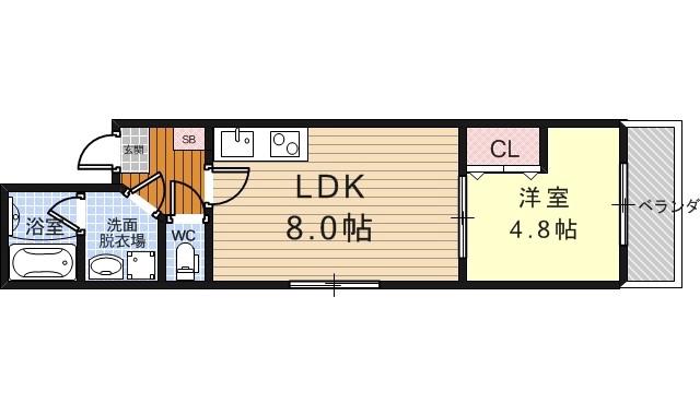 EASE京都室町(イーズ京都室町)の間取り