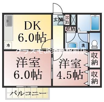Aスクエア桜木町の間取り
