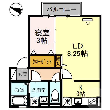 南正雀の完工年月(2008年7月)築の賃貸アパートの間取り
