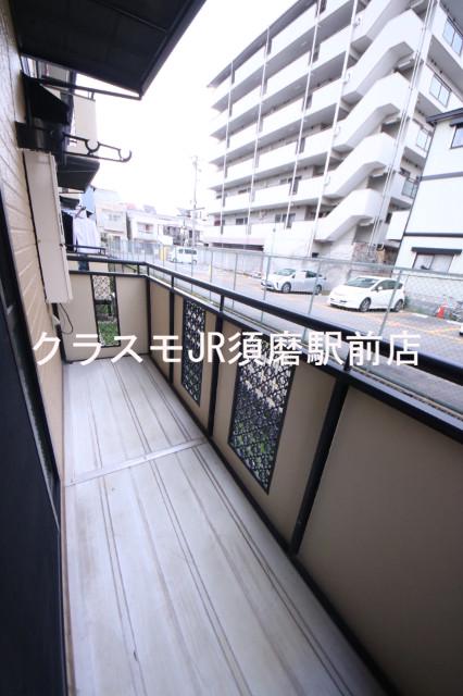 12/24 バルコニー