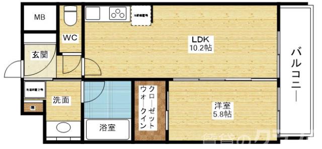 グランカーサ新大阪SOUTHの間取り