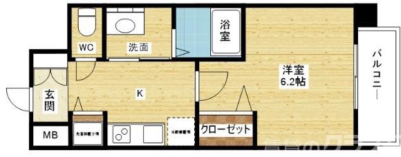 ララプレイス新大阪シエスタの間取り