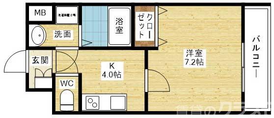 S-FORT新大阪Eastの間取り