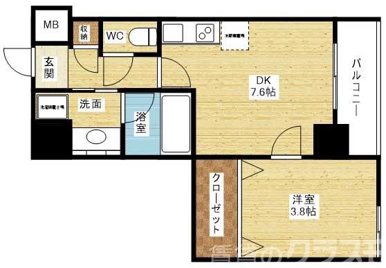 ORSUS新大阪の間取り
