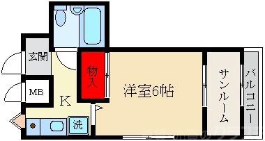 みなみマンションの間取り