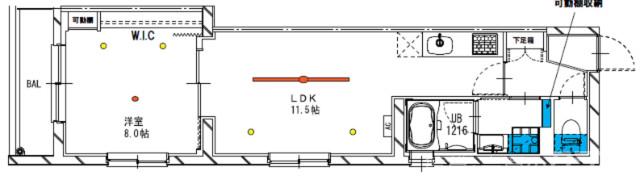 sawarabi六角油小路(サワラビ六角油小路)の間取り