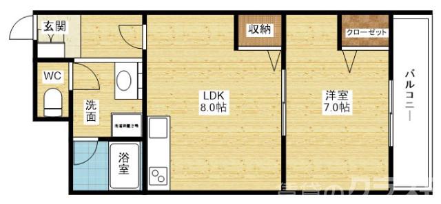 ドエルパークサイドの間取り