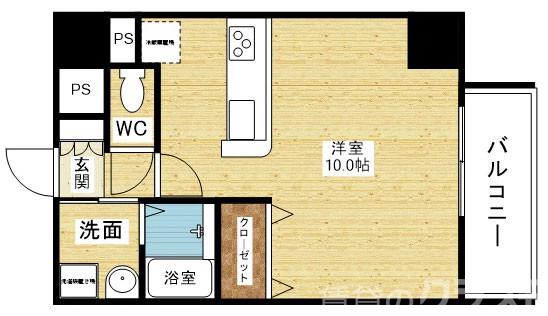 パレス東洋豊里２号館の間取り